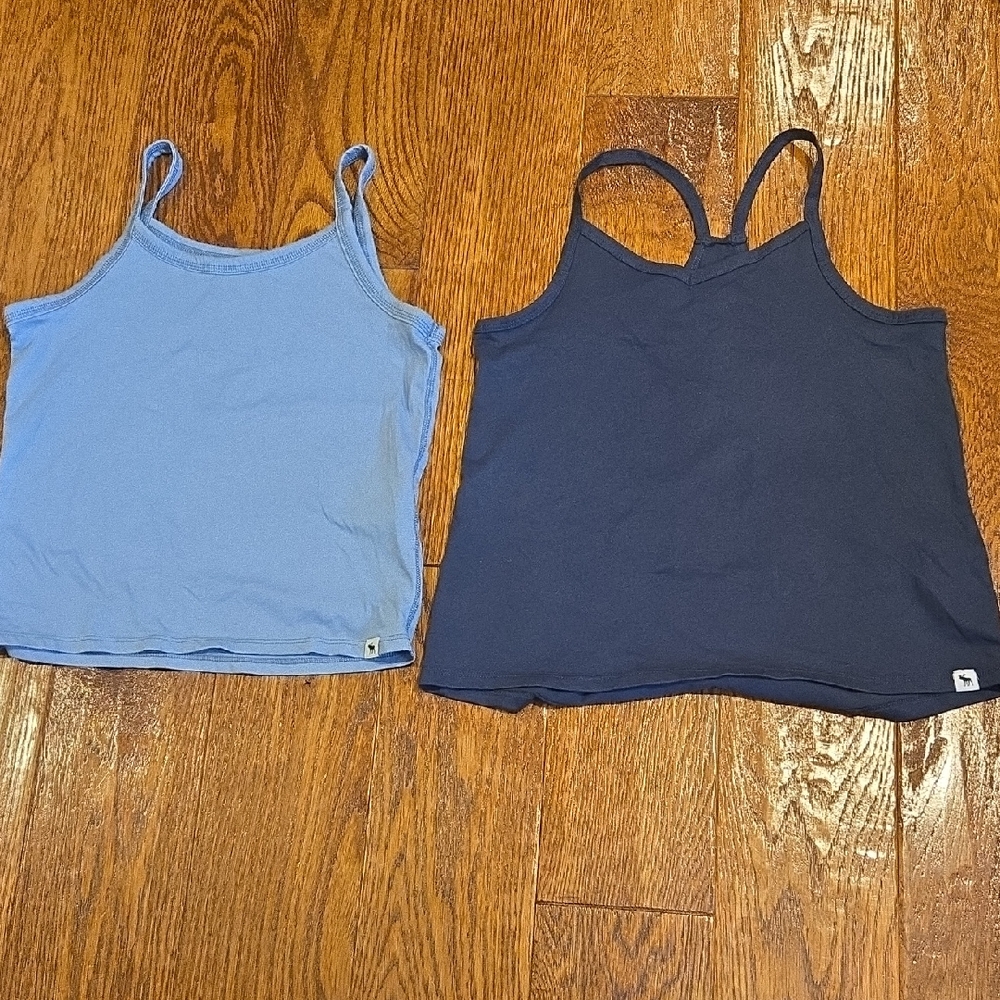 Abercrombie Kids Blue and Navy Tank Tops